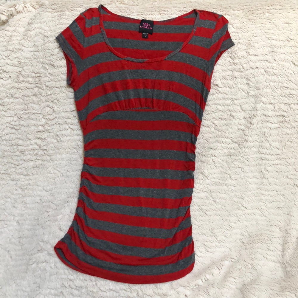 Fitted cap sleeve T-shirt